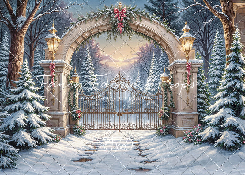 Snowfall At The Estate - with Sweep Option