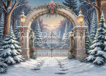 Snowfall At The Estate - with Sweep Option