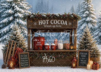Snowflake Cocoa Station - With Sweep Option