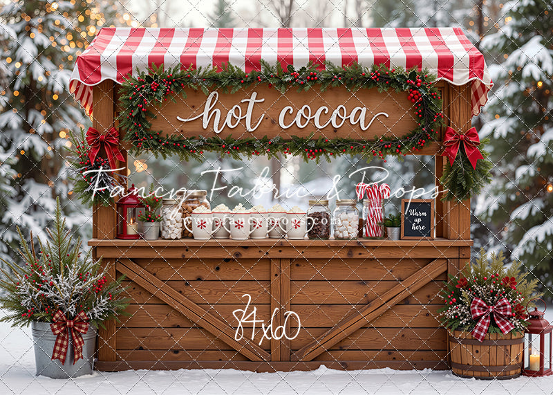Snowy Sips Cocoa Bar - With Sweep Option