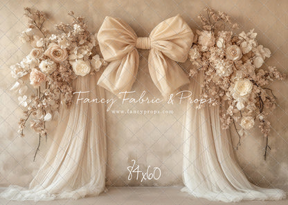 Soft Bow & Tulle - With Sweep Option