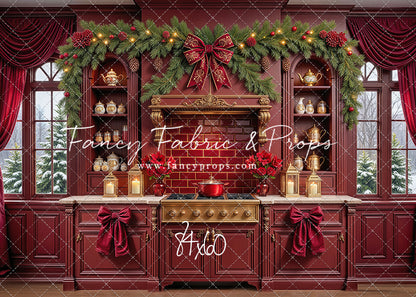 Sophisticated Scarlet Kitchen - With Sweep Option