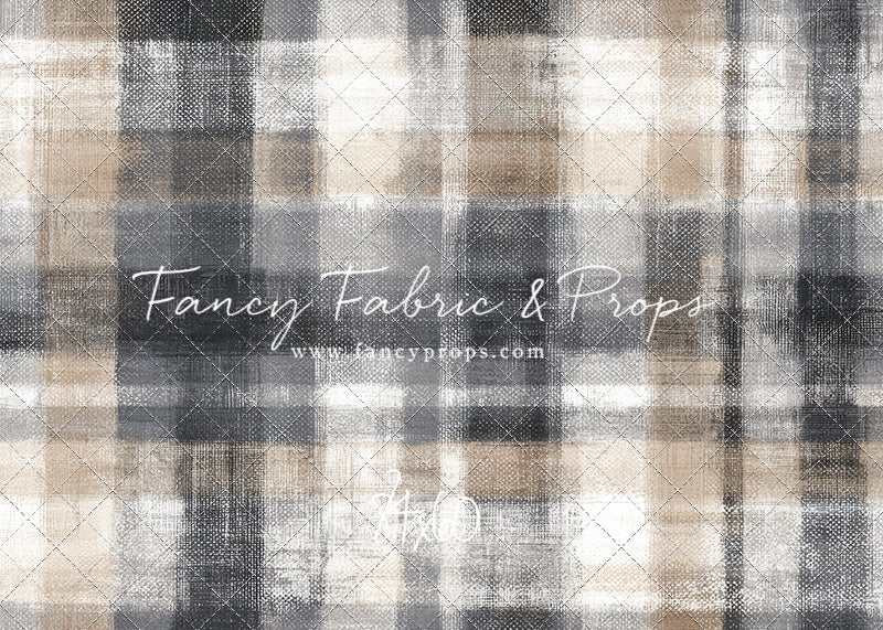 Stone & Sand Tartan - With Sweep Option