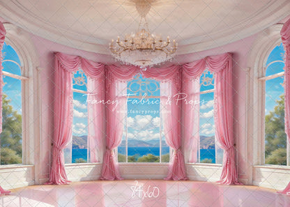 Summer Season Victorian Window - Marble Floor - With Sweep Option