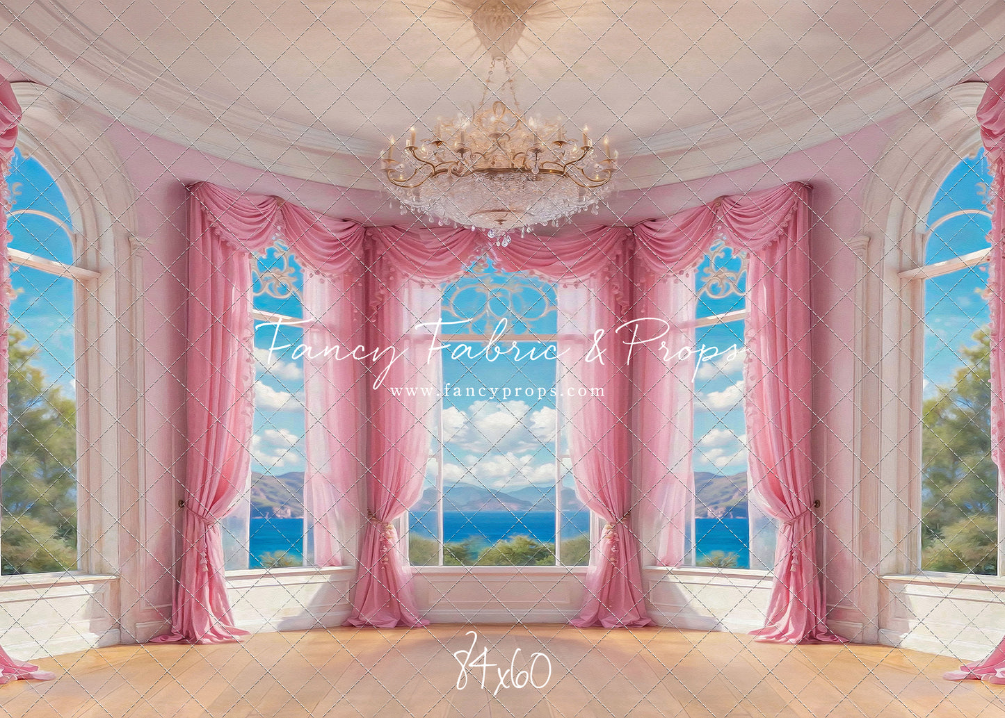 Summer Season Victorian Window - Wood Floor - With Sweep Option