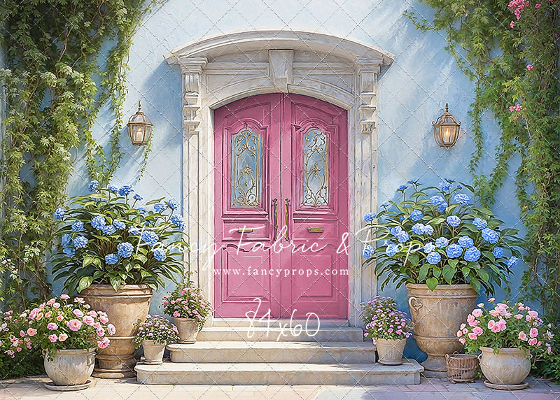 Summertime Patio - Pink Door - With Sweep Option