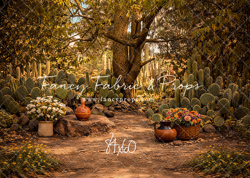 Sunlit Cactus Garden - With Sweep Option