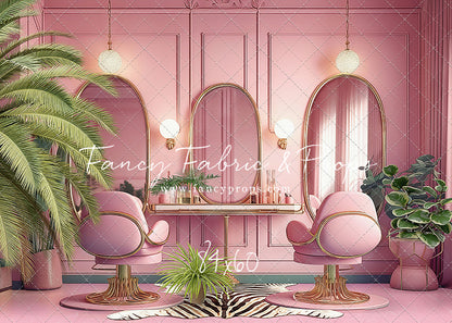 Teresa's Vanity - Pink Floor Option - With Sweep Option