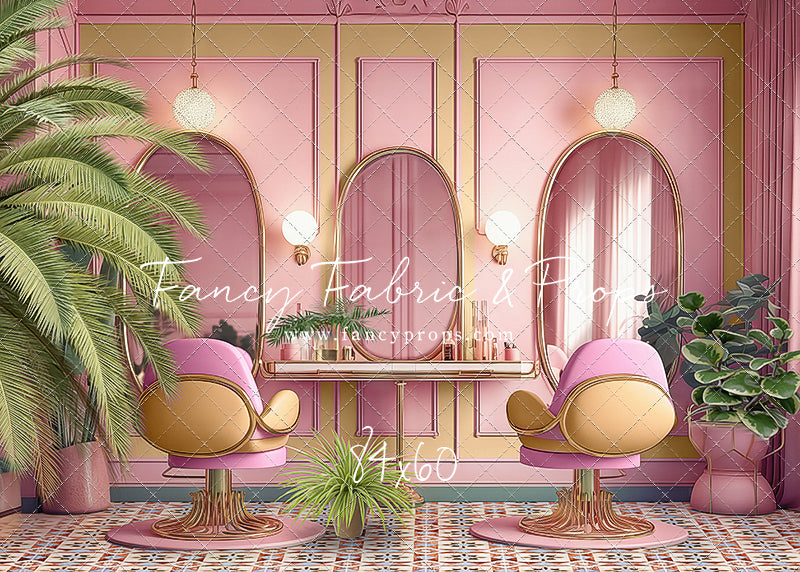 Teresa's Vanity - Tile Floor Option - With Sweep Option