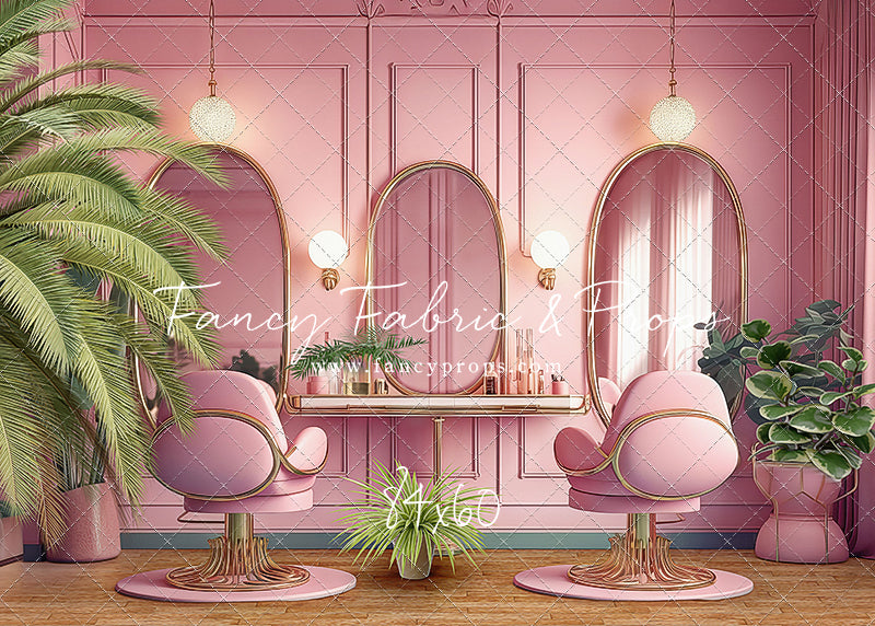 Teresa's Vanity - Wood Floor Option - With Sweep Option