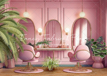 Teresa's Vanity - Wood Floor Option - With Sweep Option