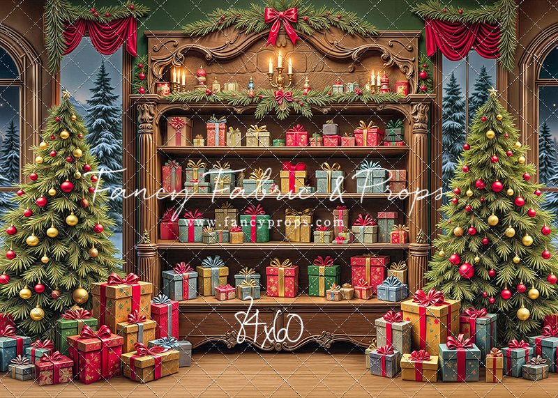 The Christmas Curio Cabinet - with Sweep Option