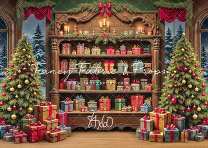 The Christmas Curio Cabinet - with Sweep Option