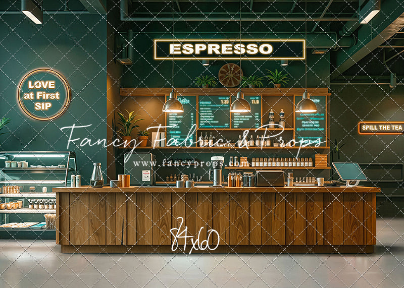 The Coffee Spot - White Floor Version - With Sweep Option