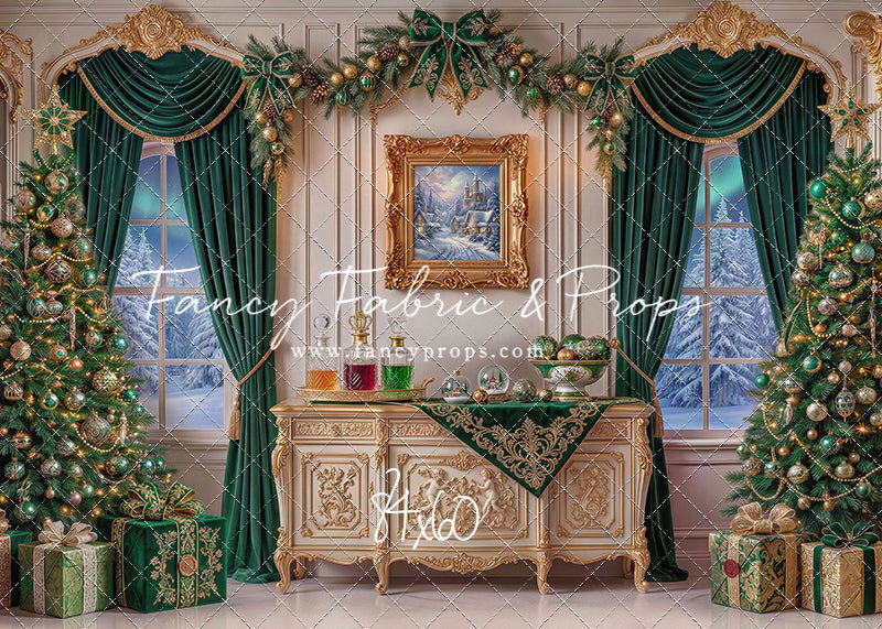 The Gilded Green Room  - with Sweep Option