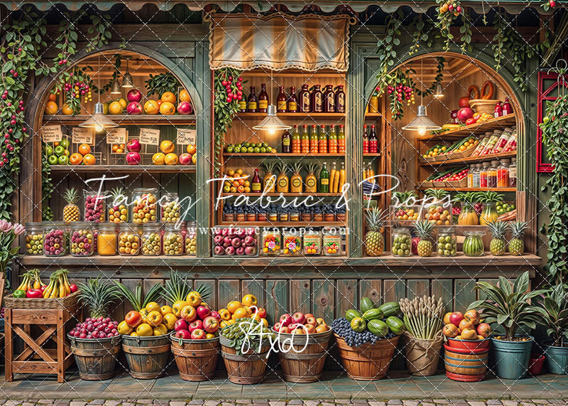 Tropical Fruit Market - With Sweep Option