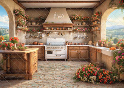Tuscan Kitchen- With Sweep Option
