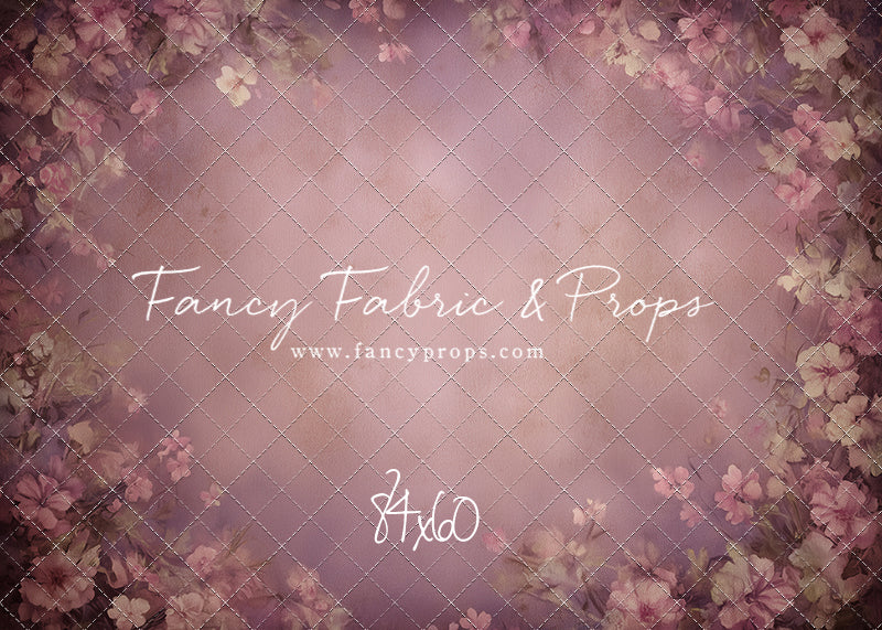 Vintage Mauve Petals - With Sweep Option