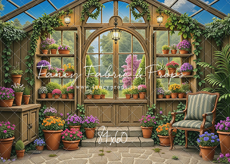 Violet Lavender Greenhouse - With Sweep Option