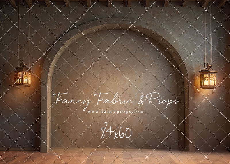 Warm Amber Alcove - With Lights - With Sweep Option