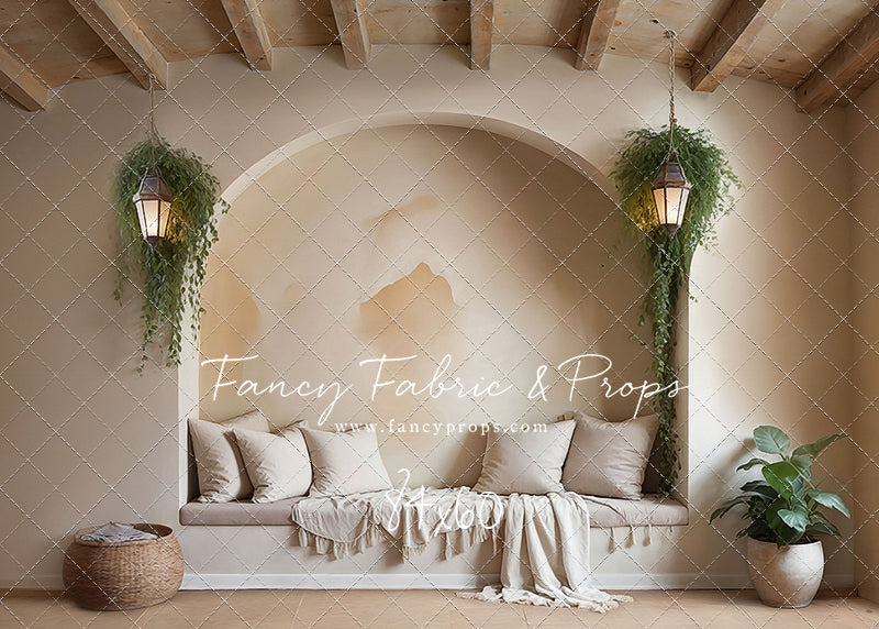 Warm Beige Comforts - Tile Floor - With Sweep Option