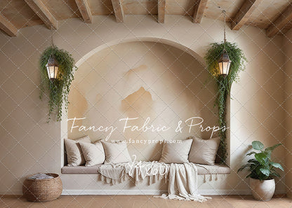 Warm Beige Comforts - Wood Floor - With Sweep Option