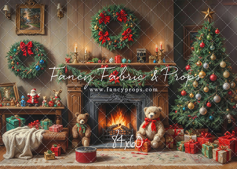 Warm Christmas Corner - With Sweep Option