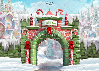 Welcome To Christmas Town - 2pc Mini Room