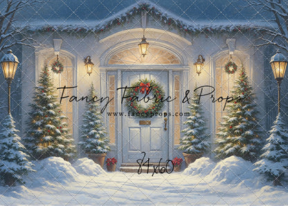 White Christmas Welcome - With Sweep Option