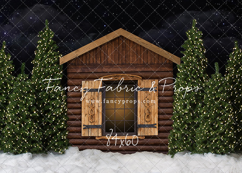 Winter Cabin 2pc Mini Room