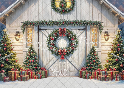 Winter Welcome Barn - with Sweep Option