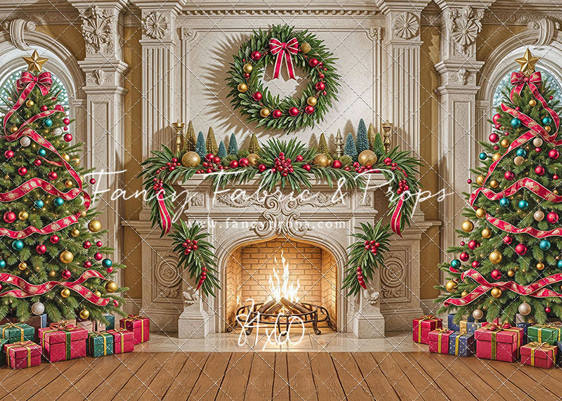 Yuletide Hearth - with Sweep Option