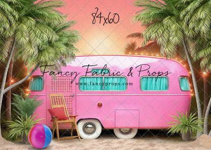 Barbie's Glamper Getaway - Sand Floor - With Sweep Option