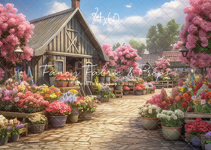 Country Flower Market Path - With Sweep Option