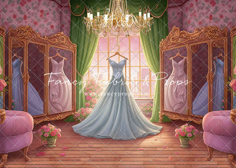 Dress Like A Princess - Ice Blue Dress - With Sweep Option