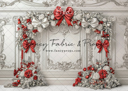 Fancy Red & White Wall - with Sweep Option