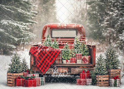 Festive Pickup Truck - with Sweep Option