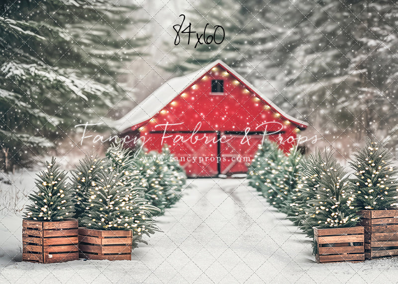 Festive Pickup Truck Farm - with Sweep Option