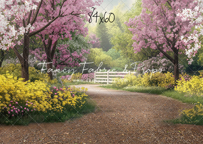 Flowering Spring Path - With Sweep Option