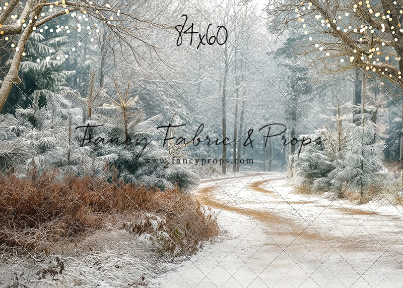 Frosted Country Path - with Sweep Option