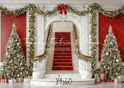Grand Christmas Staircase - with Sweep Option