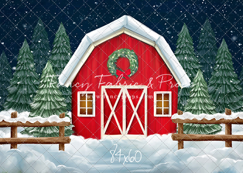 Evening Winter Homestead - with Sweep Option