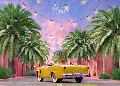 Malibu Shopping Center - Yellow Car - With Sweep Option