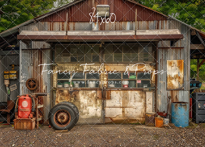Old Rustic Garage - With Sweep Option