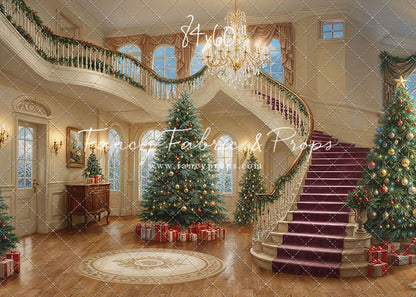 Regal Christmas Staircase - with Sweep Option