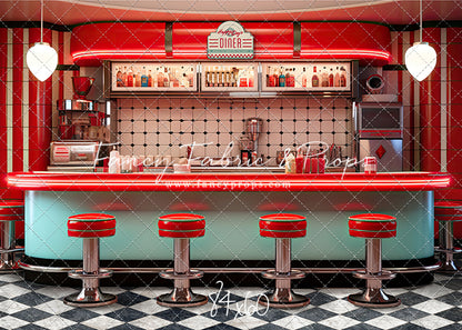 Soda Pop & Sock Hop Diner - With Sweep Option