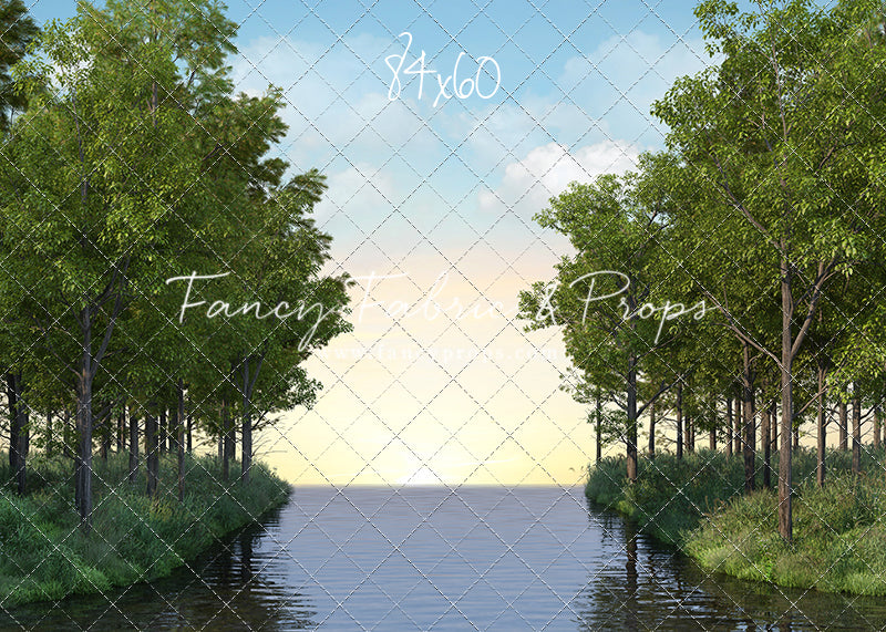 Spring at the Lake - With Sweep Option