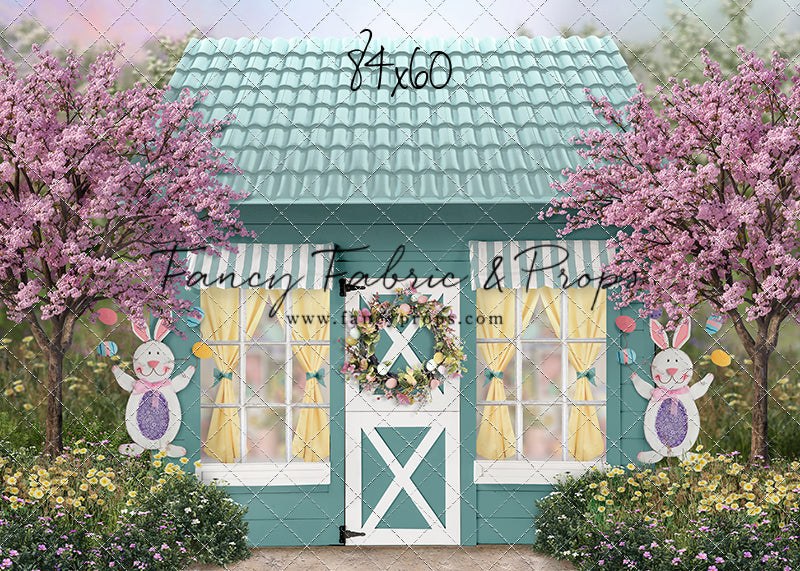 Spring in Bloom Bunny House