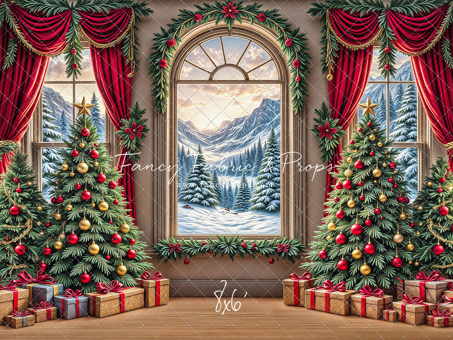 Snowfall Symphony Room - with Sweep Option