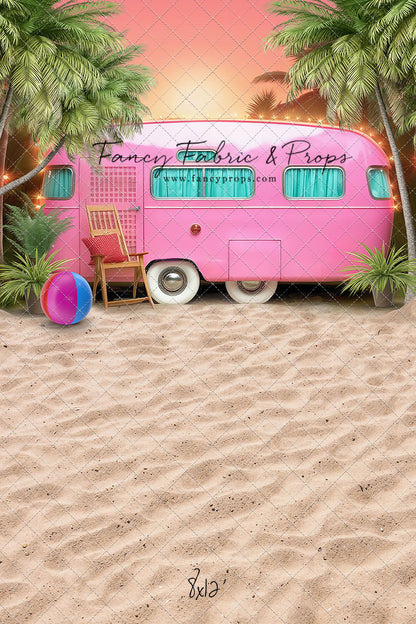 Barbie's Glamper Getaway - Sand Floor - With Sweep Option